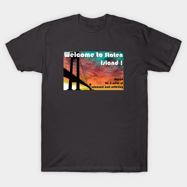 Marathon pleasure and suffering T-Shirt by CTinyFactory